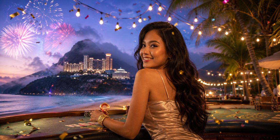 Suasana permainan baccarat langsung di Genting Highlands bergaya Melayu mewah
