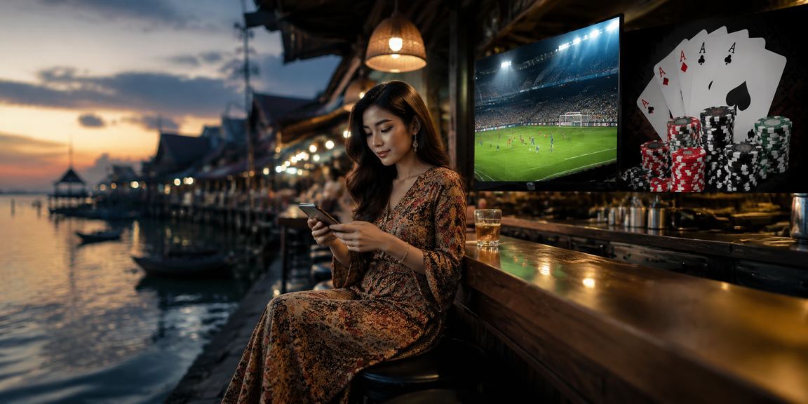 Peminat sukan dari Kota Bharu menonton dan mengikuti pertaruhan dengan pakaian batik